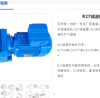 R77DRL100L4BE5HR/TH/AS7W減速電機(jī)型號解析